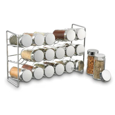 Compact 18 Jar Spice Jar & Rack Set Polder Products LLC | Wayfair North America