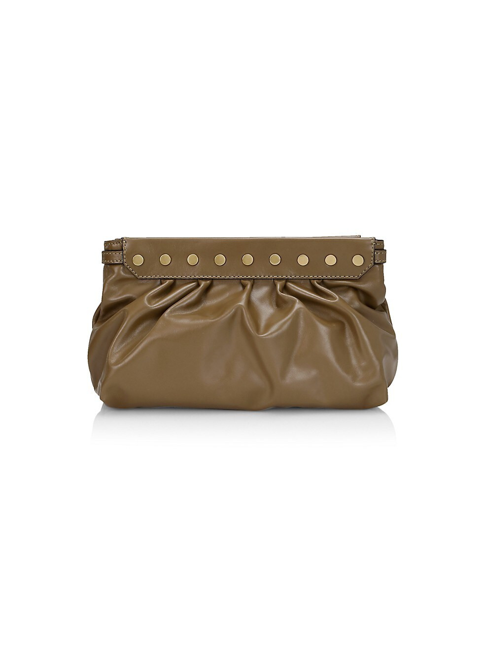 Luzes Leather Studded Clutch | Saks Fifth Avenue