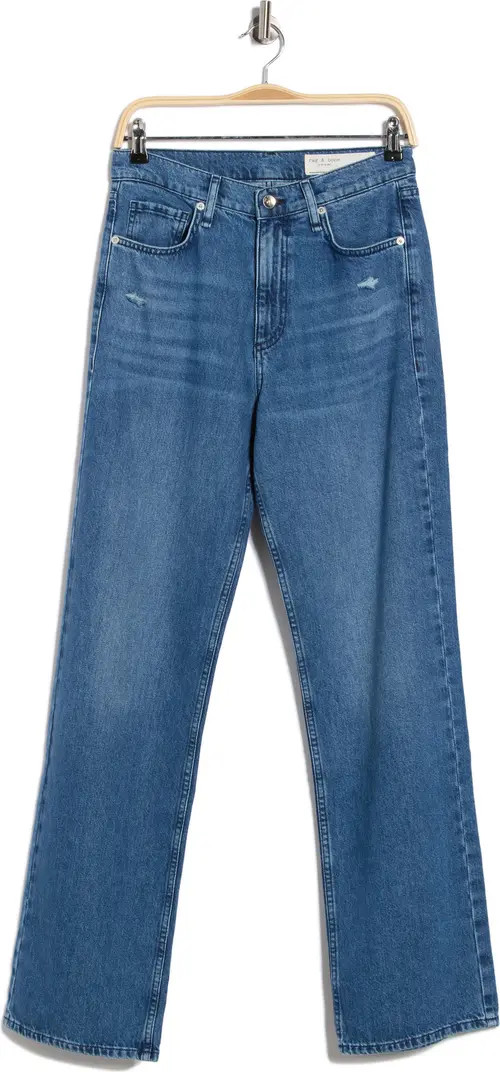 rag & bone Shannon High Waist Relaxed Straight Leg Jeans | Nordstromrack | Nordstrom Rack