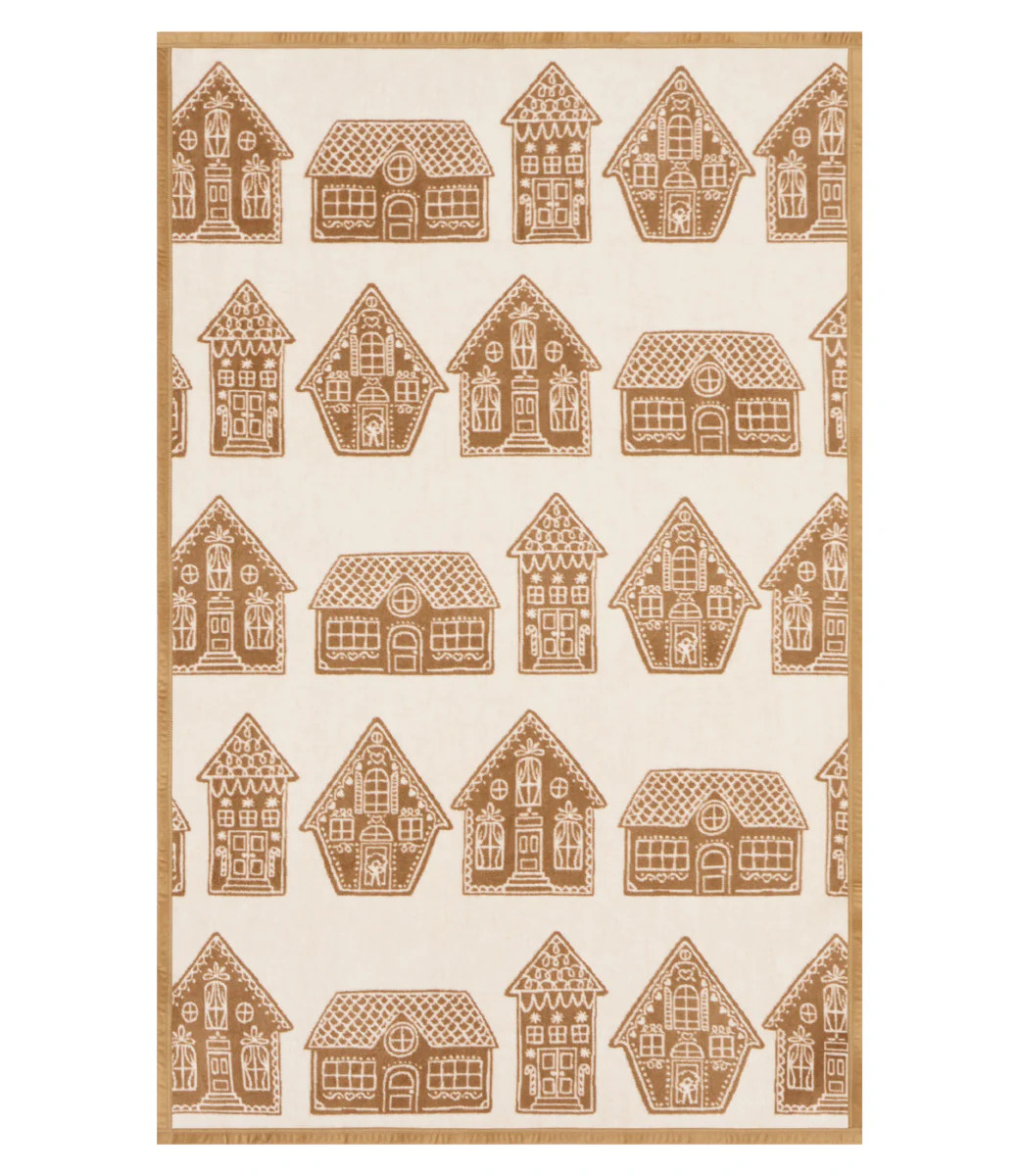 Gingerbread Houses Midi Blanket | ChappyWrap