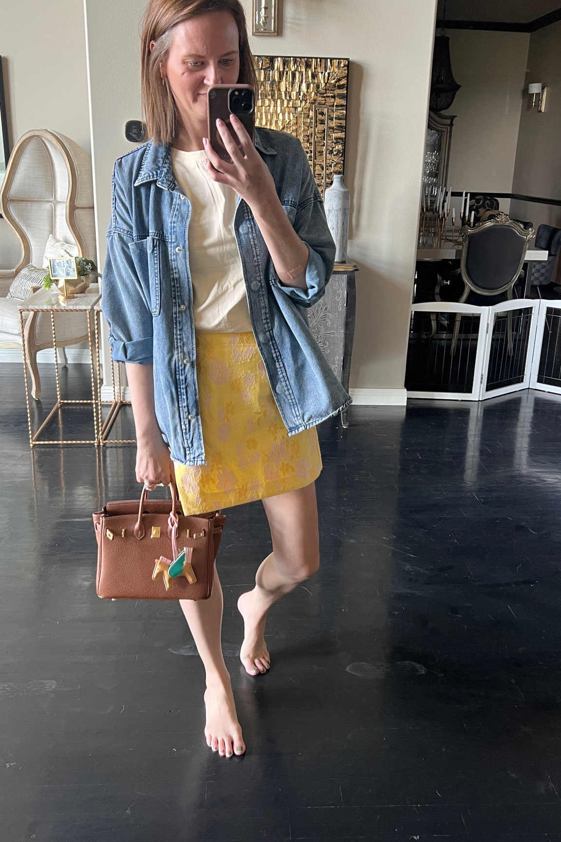 Wearing a small in top, medium in skirt, small in Shacket 

Bag is from avona paris 

#LTKFindsUnder50 #LTKOver40 #LTKStyleTip