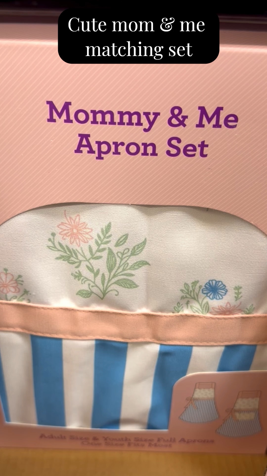 Mom & me matching moment 🤍
This apron set is the cutest way to cook, bake, or create memories together. I also linked matching outfits + pajamas below for more twinning ideas! #momandme #matchingsets #twiningwithmom #momandmeduo #ltkfinds #ltkstyle #affordablestyle #familymatching #bakingwithkids #cozyhomevibes #momlife #giftideas #seasonalfinds 

#LTKMothersDay