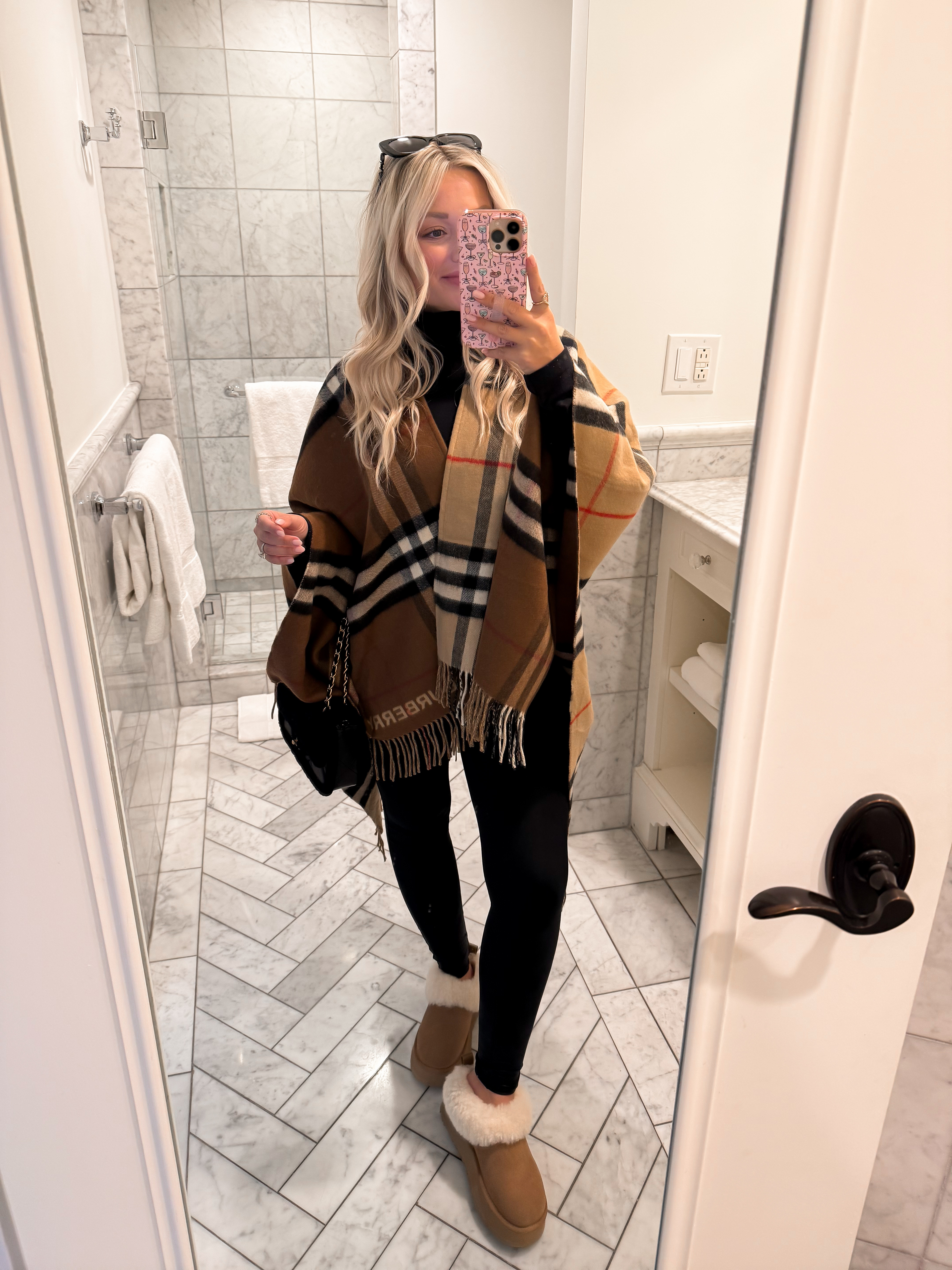Casual winter outfit, Burberry look scarf, plaid scarf 

#LTKootd #LTKHoliday #LTKGiftGuide