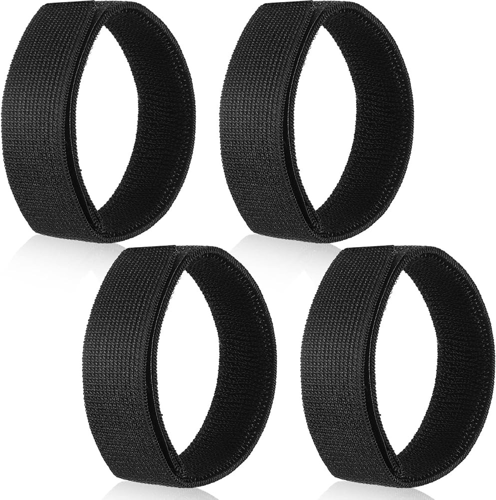 JaGely 2 Pairs Black Boot Blousers Elastic Military Boot Straps Boot Bands Military Blousing Stra... | Amazon (US)