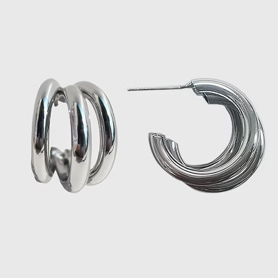 Alilang Women's Stylish Triple - Hoop Earrings | Target