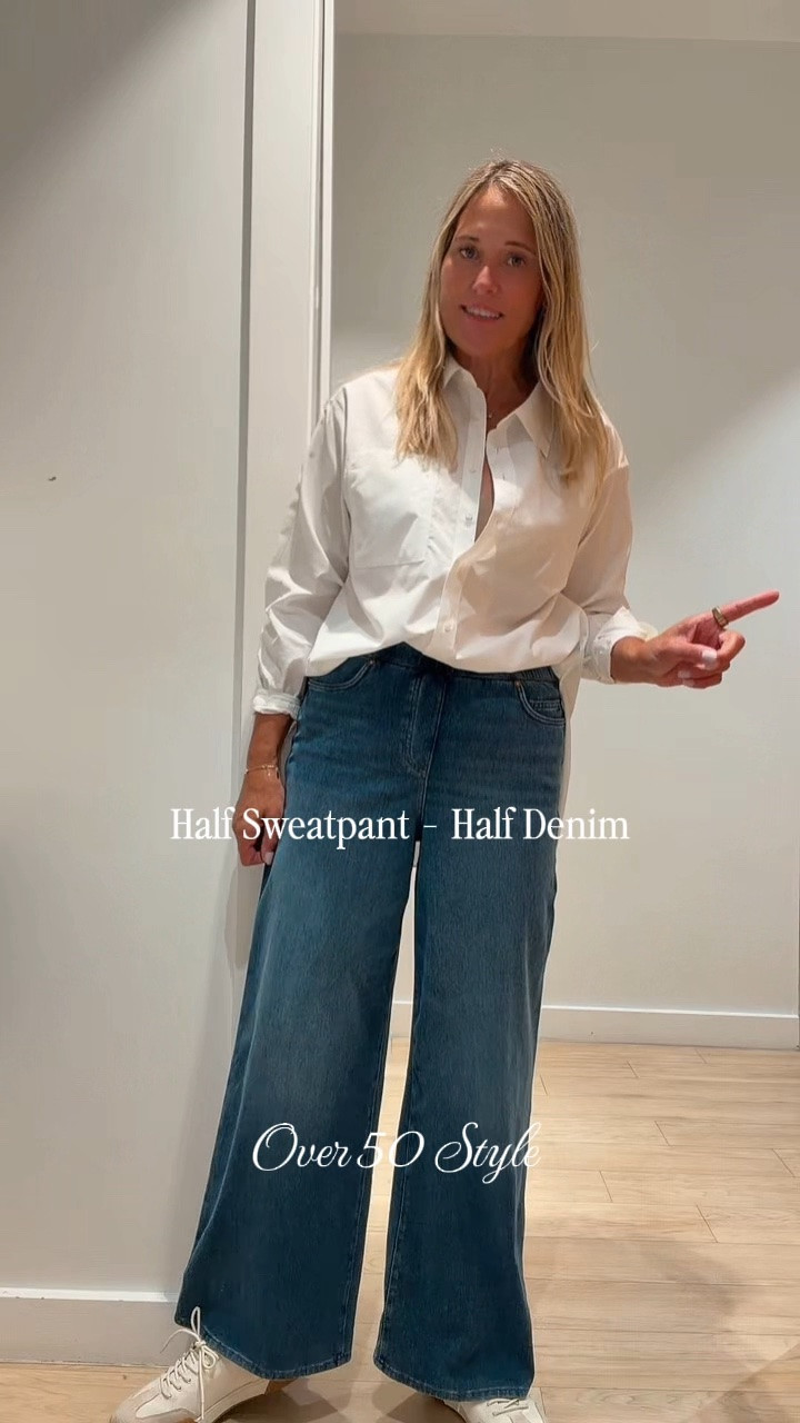 So excited that these are back! Pull-on comfort and a cute modern style too.  I’m 175lbs, 5’8.5”and wearing size medium. If between size one down

#LTKOver40 #LTKSaleAlert #LTKdayinmylife
