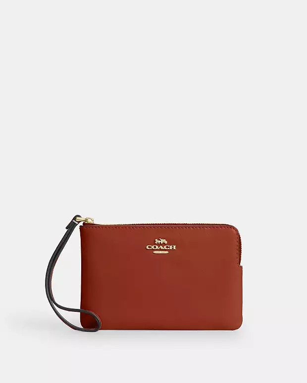 Corner Zip Wristlet | Coach Outlet US
