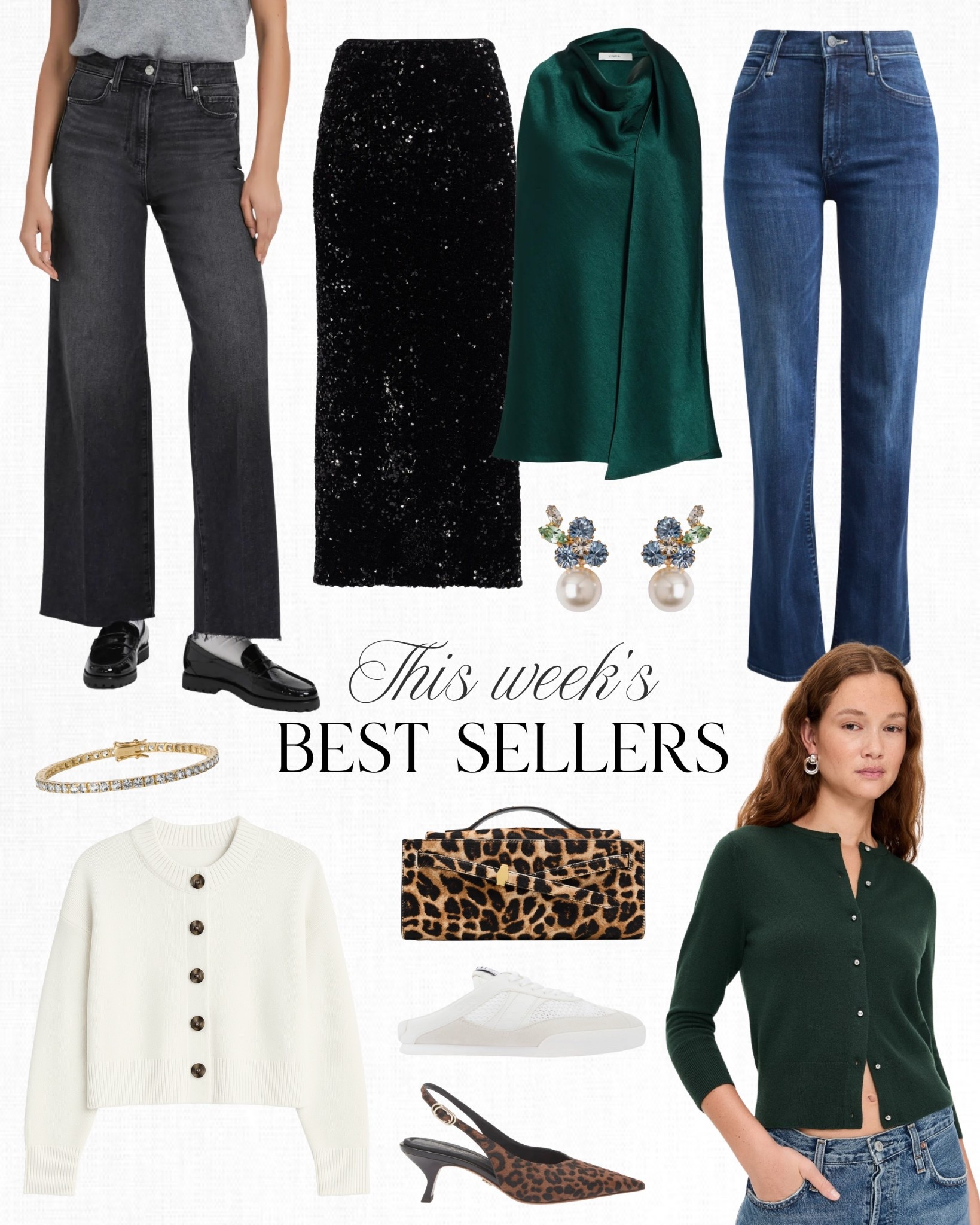 This week’s best sellers! The holidays are here, and it’s time for all of the events and gatherings you have this time of year! This sequin skirt is the perfect statement piece, and this green Vince top is such a stunning color✨

#LTKOver40 #LTKHoliday #LTKSeasonal