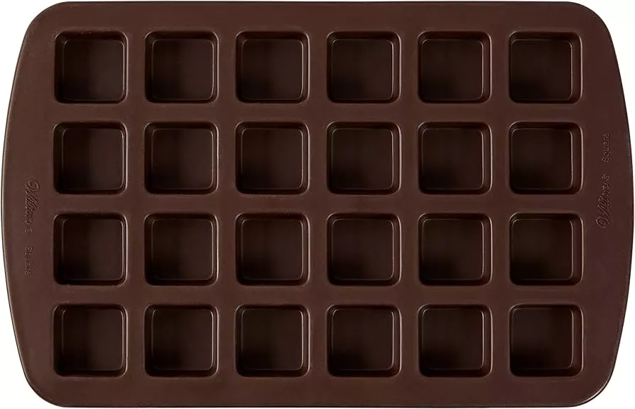 Silicone Brownie Pan 2 Pack Square Bar Molds Smore Mold For Baking