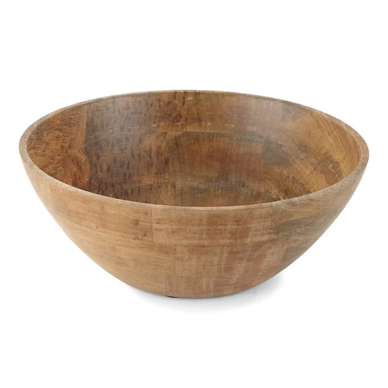 Linden Street 12” Wood Serving Bowl, Color: Natural - JCPenney | JCPenney