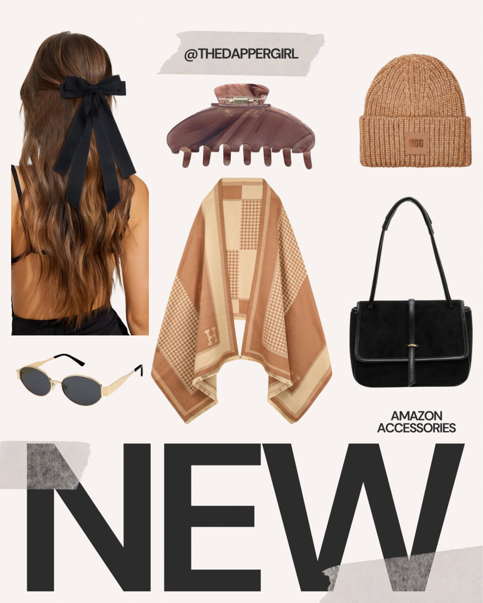 New Amazon Accessories I’m Loving! Clawclip bow, beanie, designer inspired handbag, shaw, affordable sunglasses  

#LTKsalealert #LTKfindsunder50 #LTKstyletip