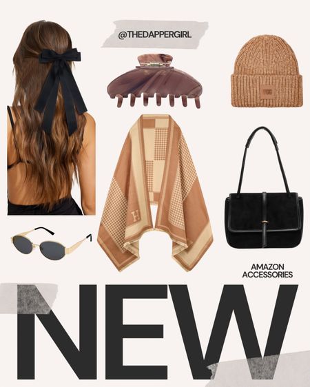New Amazon Accessories I’m Loving! Clawclip bow, beanie, designer inspired handbag, shaw, affordable sunglasses  

#LTKsalealert #LTKfindsunder50 #LTKstyletip
