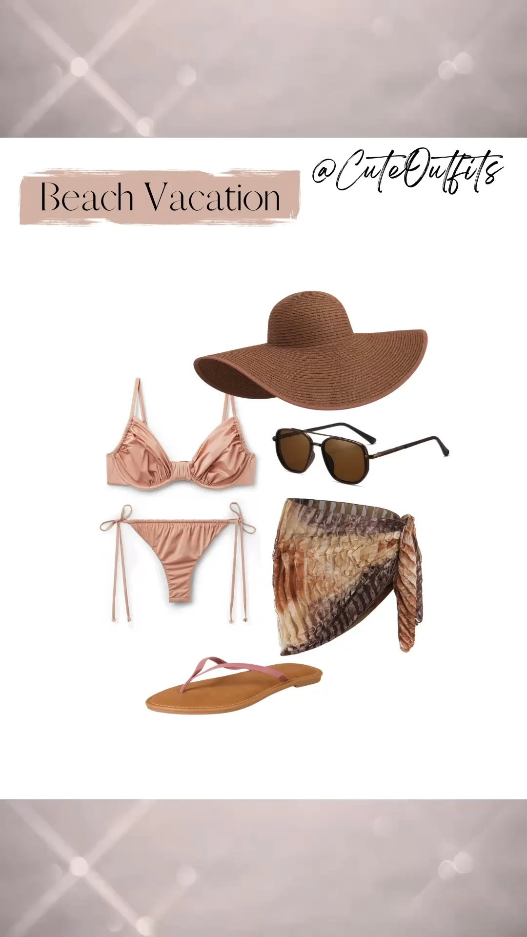 Amazon beach vacation outfits 

#LTKfitnessgoals #LTKSwim #LTKTravel