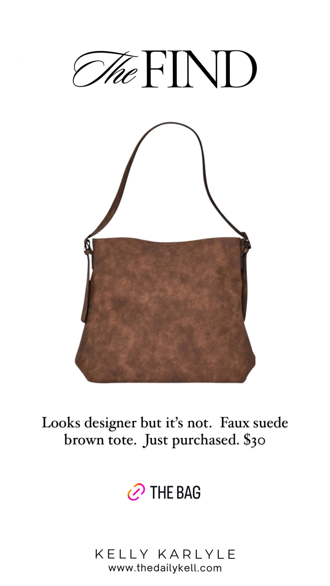 The designer version would set you back $100.  This one is so similar for just $30  

#LTKFindsUnder50 #LTKItBag #LTKSeasonal