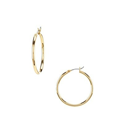 Lauren Ralph Lauren Gold Hoop Earrings - Gold | Dillard's