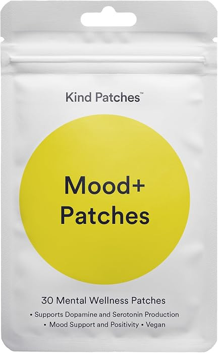 Kind Patches Dopamine Patches with Mucuna Pruriens, Rhodiola, and Lions Mane Extract - Vegan - 30 Count | Amazon (US)