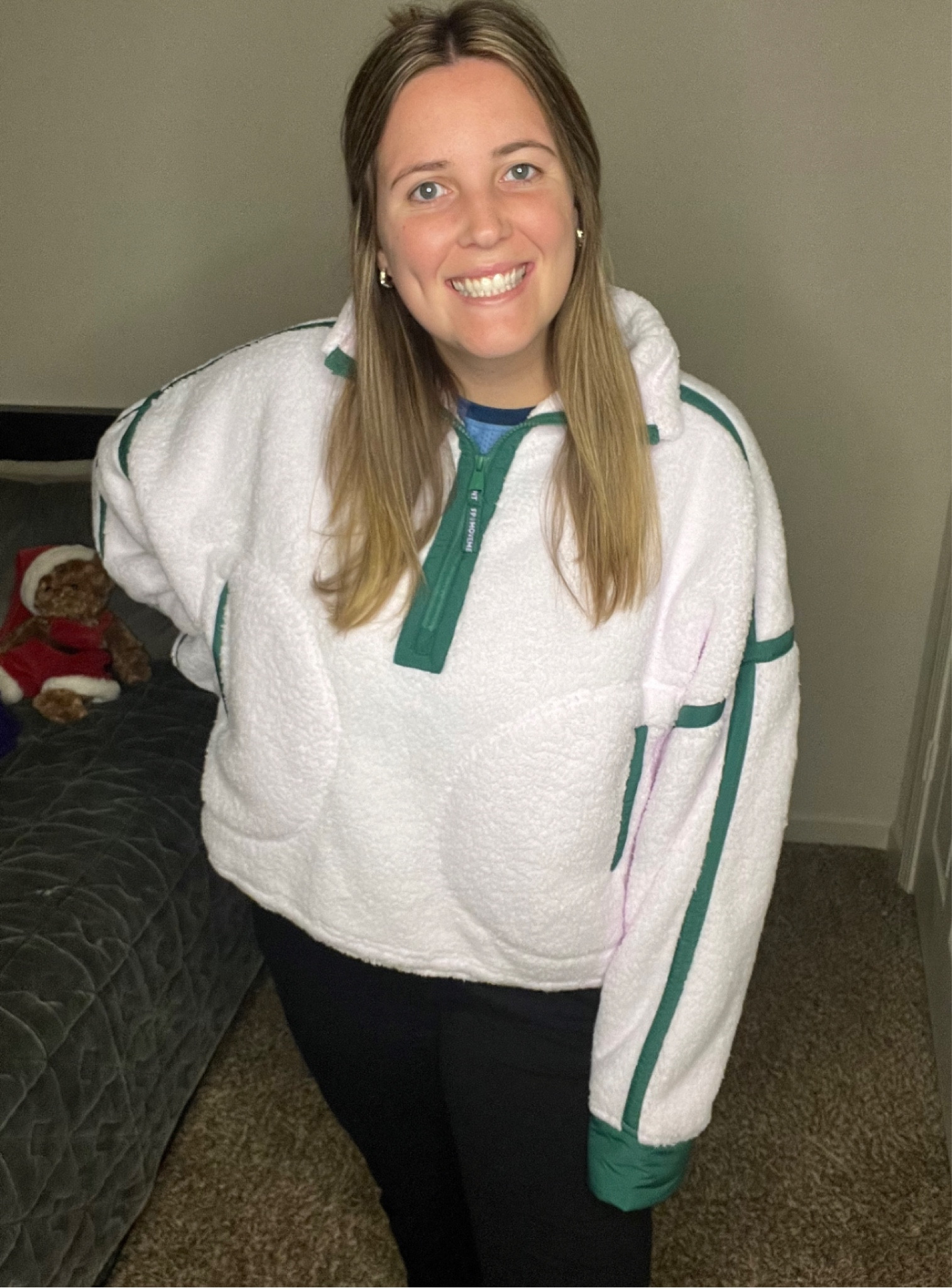 Free People Movement fleece half zip💚❄️

#LTKSeasonal #LTKActive #LTKStyleTip