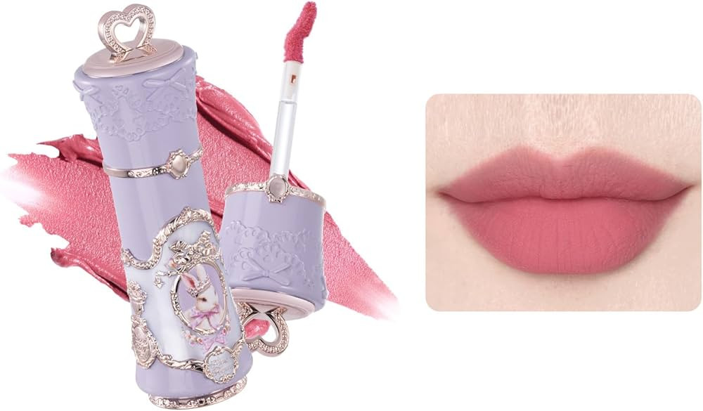 Flower Knows Bunny Garden Cloud Lip Cream,Long Lasting Berry Pink Matte Lipstick,Hydrating Lip St... | Amazon (US)