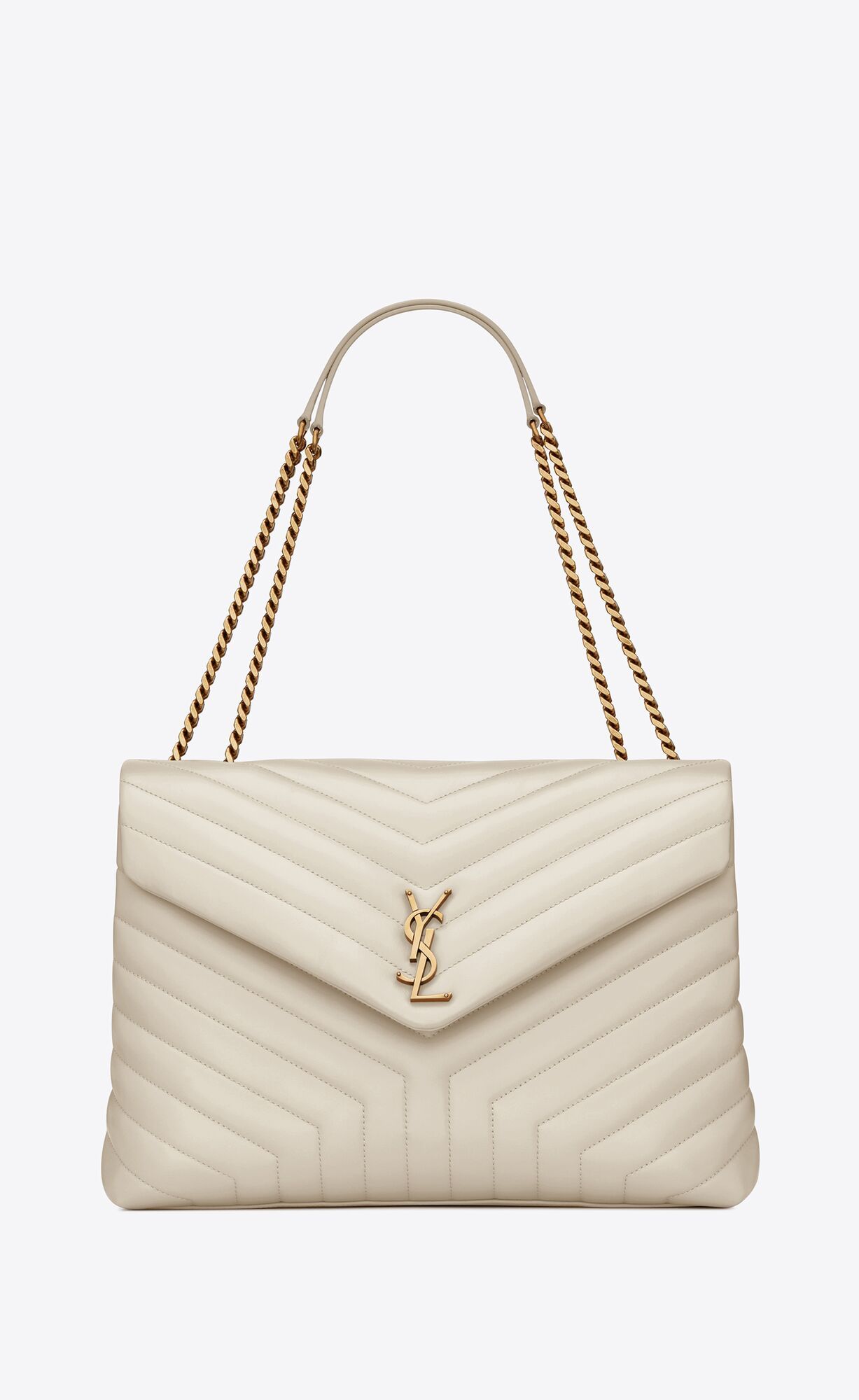 loulou large chain bag in quilted "y" leather | Saint Laurent Inc. (Global)