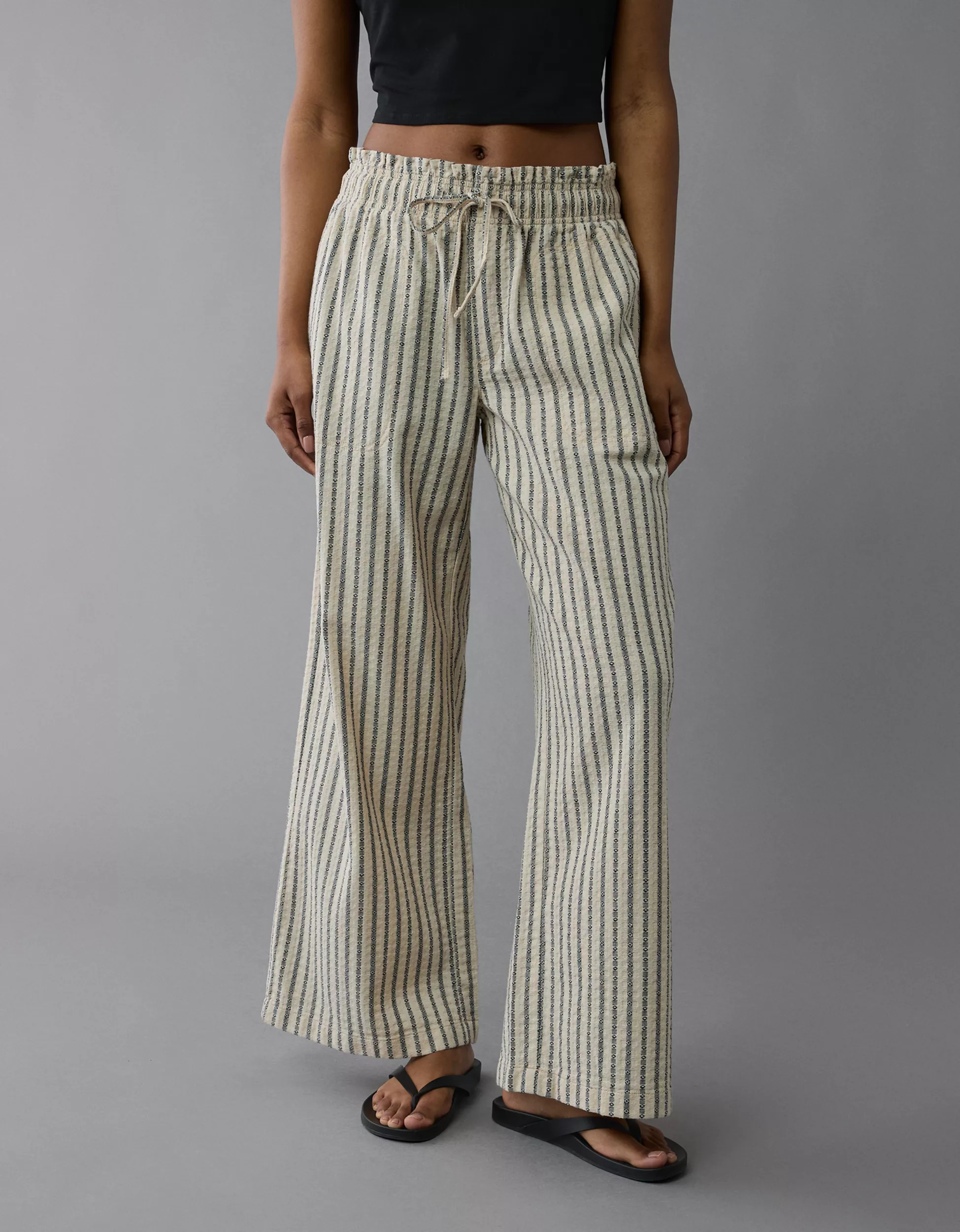 AE Striped Pull-On Pant | American Eagle Outfitters (US & CA)