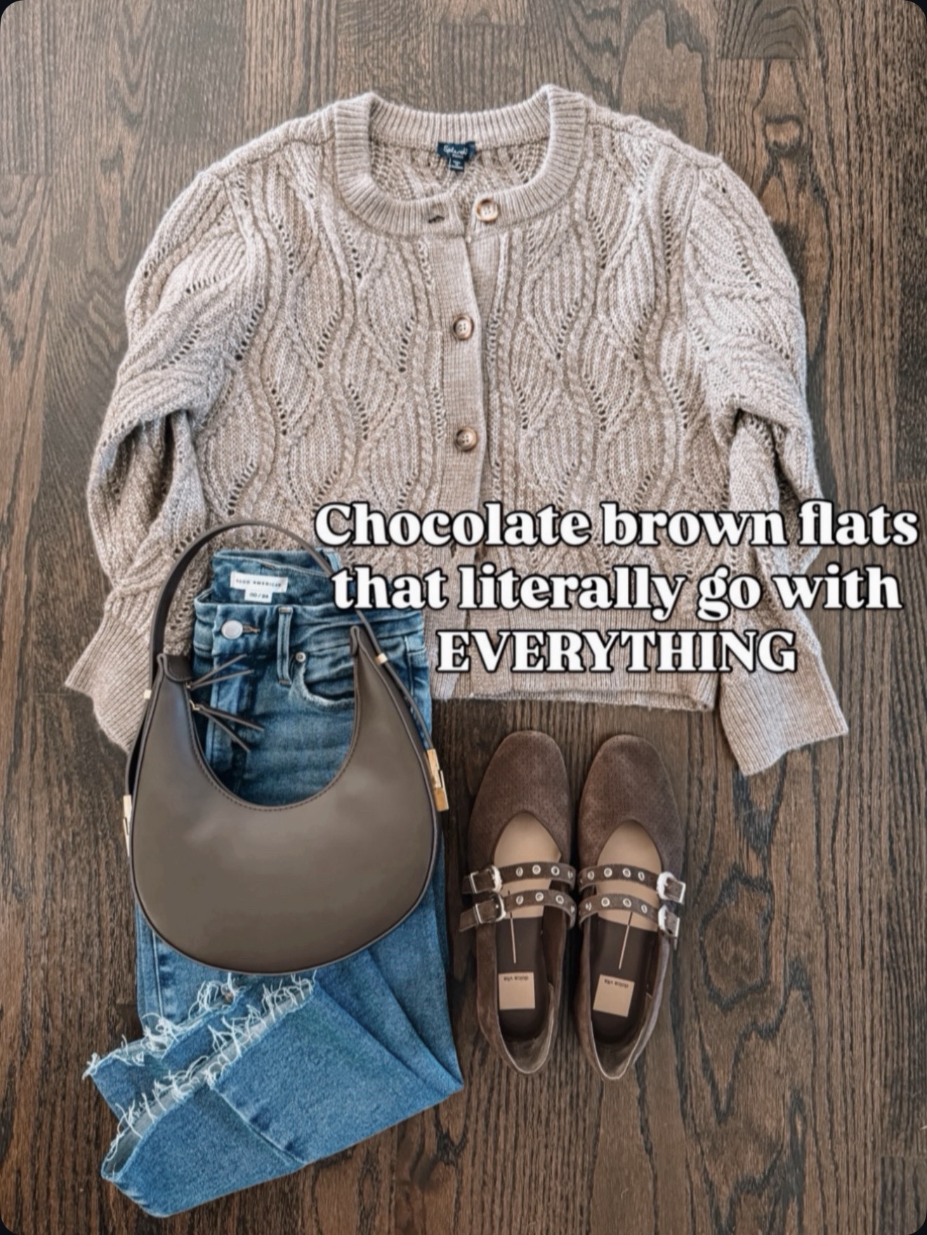 Chocolate brown flats that literally go with everything — my most worn shoes right now 🔗⬇️

#LTKSeasonal #LTKmomlife #LTKOver40