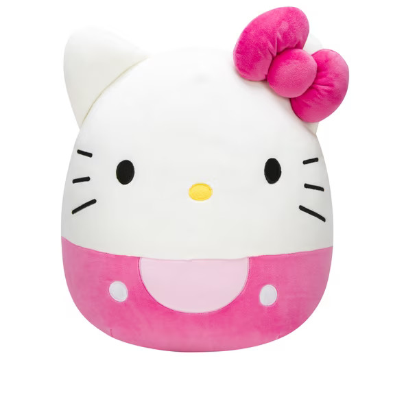 Squishmallows Original Sanrio 8 inch Hello Kitty with Pink Overalls -  Child's Ultra Soft Plush | Walmart (US)