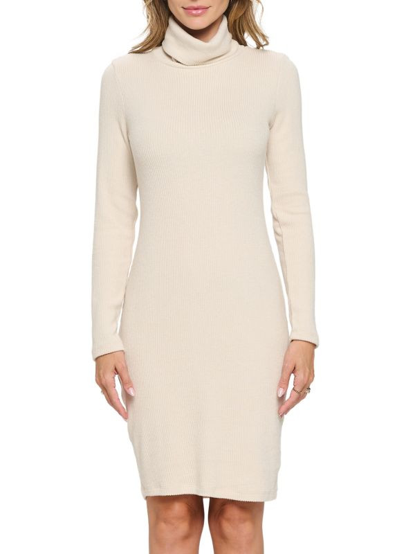 Turtleneck Bodycon Mini Sweater Dress | Saks Fifth Avenue OFF 5TH