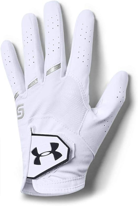 Under Armour Boys' CoolSwitch Golf Glove-Spieth Jr. Edition, White (101)/Black, Left Hand Medium | Amazon (US)