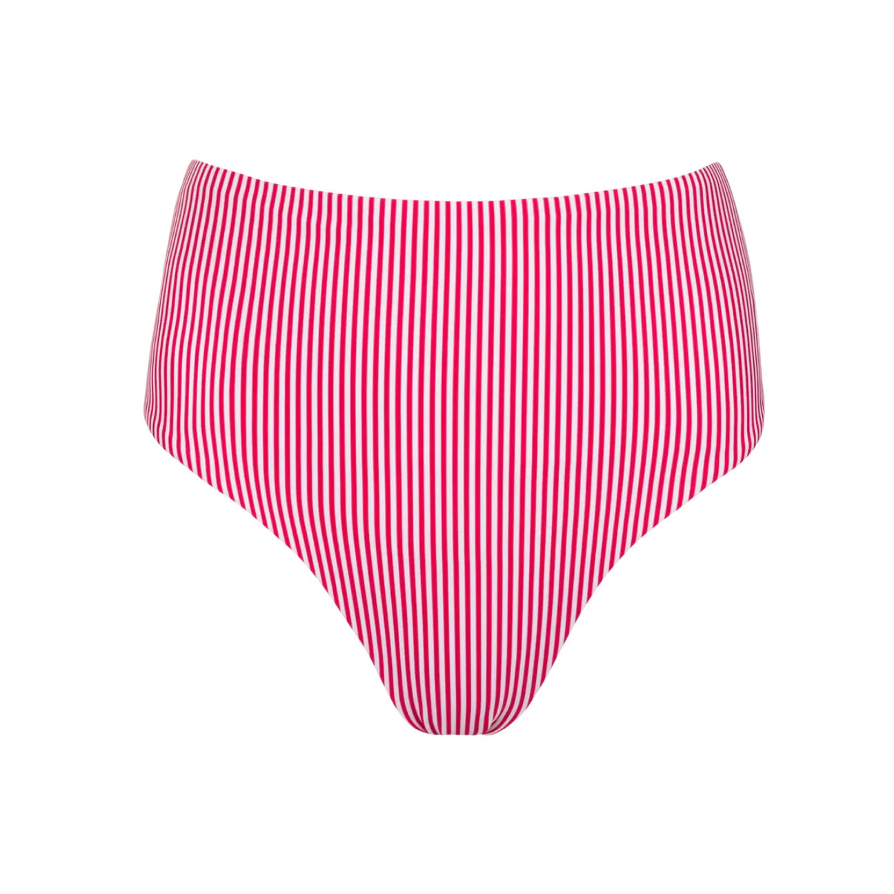 women's gondola stripe high waist bikini bottom | Minnow