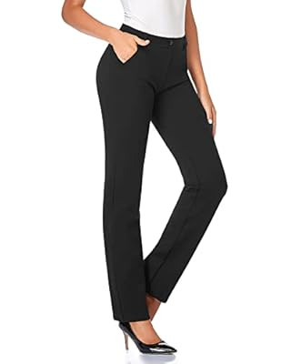 Tapata Women's 28''/30''/32''/34'' Stretchy Bootcut Dress Pants with Pockets Tall, Petite, Regula... | Amazon (US)