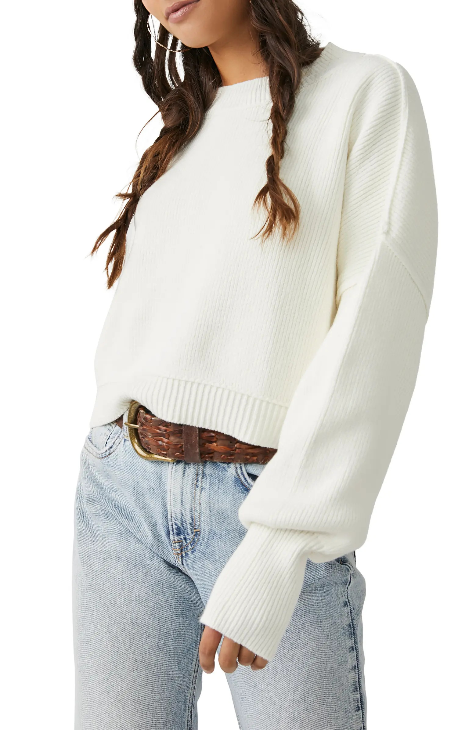Easy Street Crop Pullover | Nordstrom