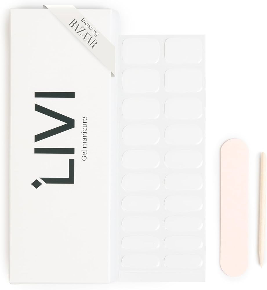 Single Manicure Set - Wrapped Sticker Fingernail Set for a DIY, At-Home Gel Polish Manicure, Salo... | Amazon (US)