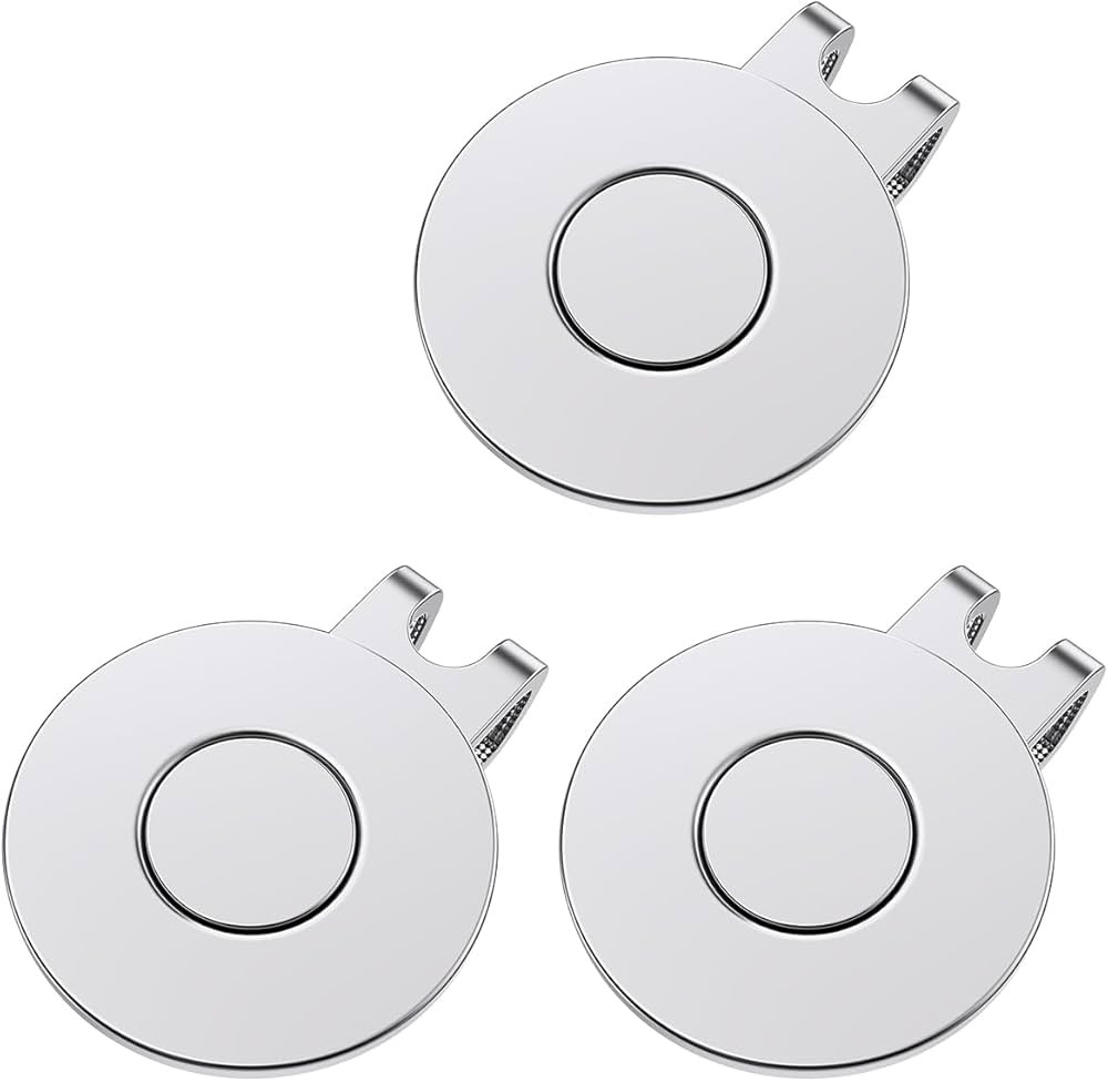 GreenHaven Golf Hat Clips Magnetic Golf Ball Marker Holders for Golf Hats Caps Pants Gloves Bags ... | Amazon (US)