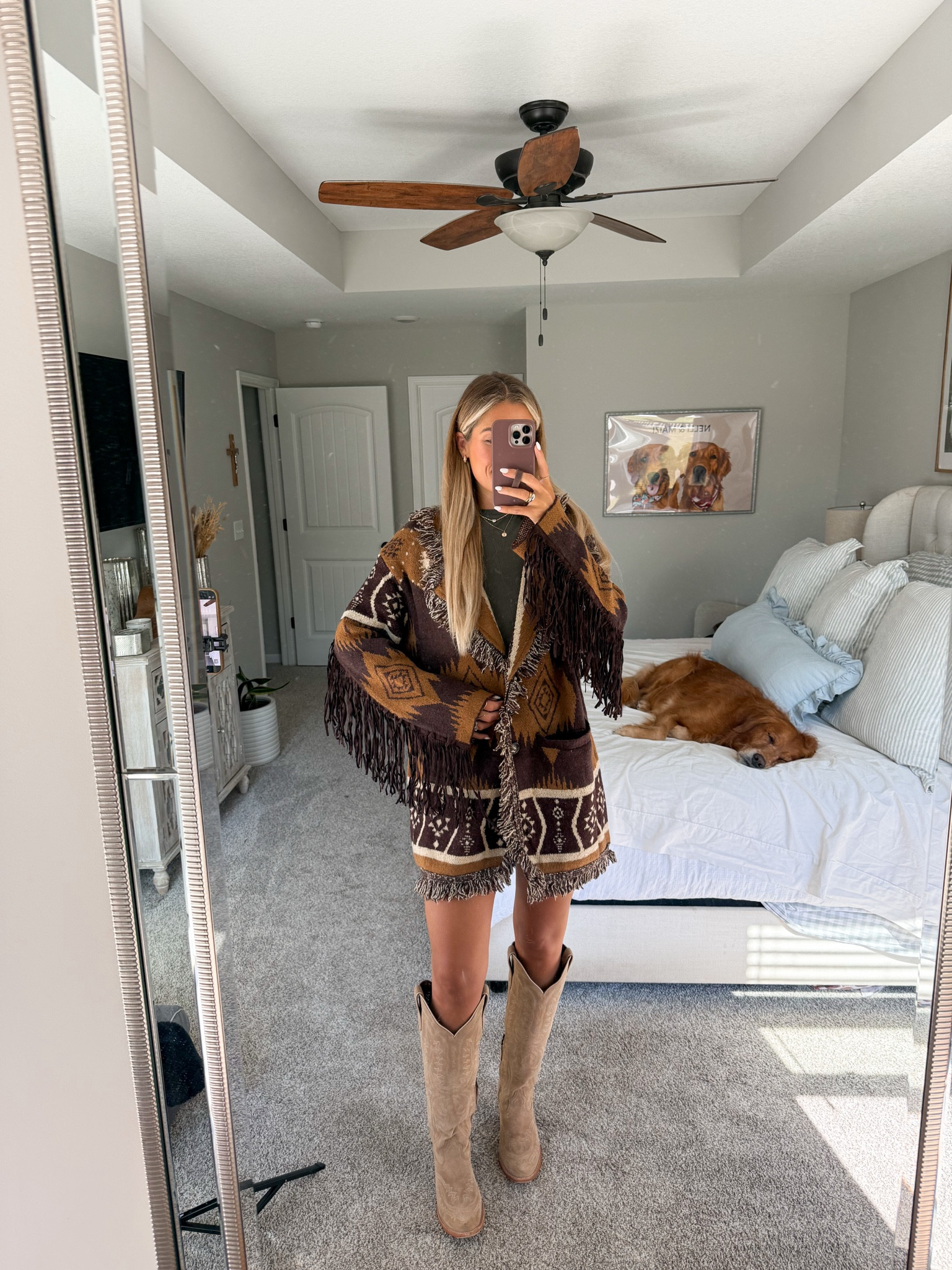 note!! this is not a dress— just an oversized cardigan 😉 i reccomend wearing shorts or a body con dress underneath! or styling as a cardi :) i’m in a size medium and im 5’10 

#LTKTall #LTKFindsUnder50 #LTKSeasonal
