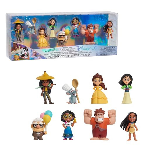Disney100 Years of Defying Odds Celebration Collection Limited Edition 8-piece Figure Pack, Kids Toys for Ages 3 Up by Just Play | Amazon (US)