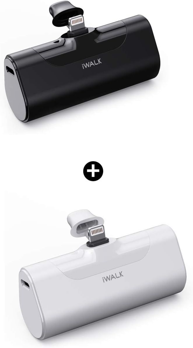 iWALK Small Portable Charger 4500mAh Compatible with iPhone 11 Pro/XS Max/XR/X/8/7/6/Plus Airpods... | Amazon (US)