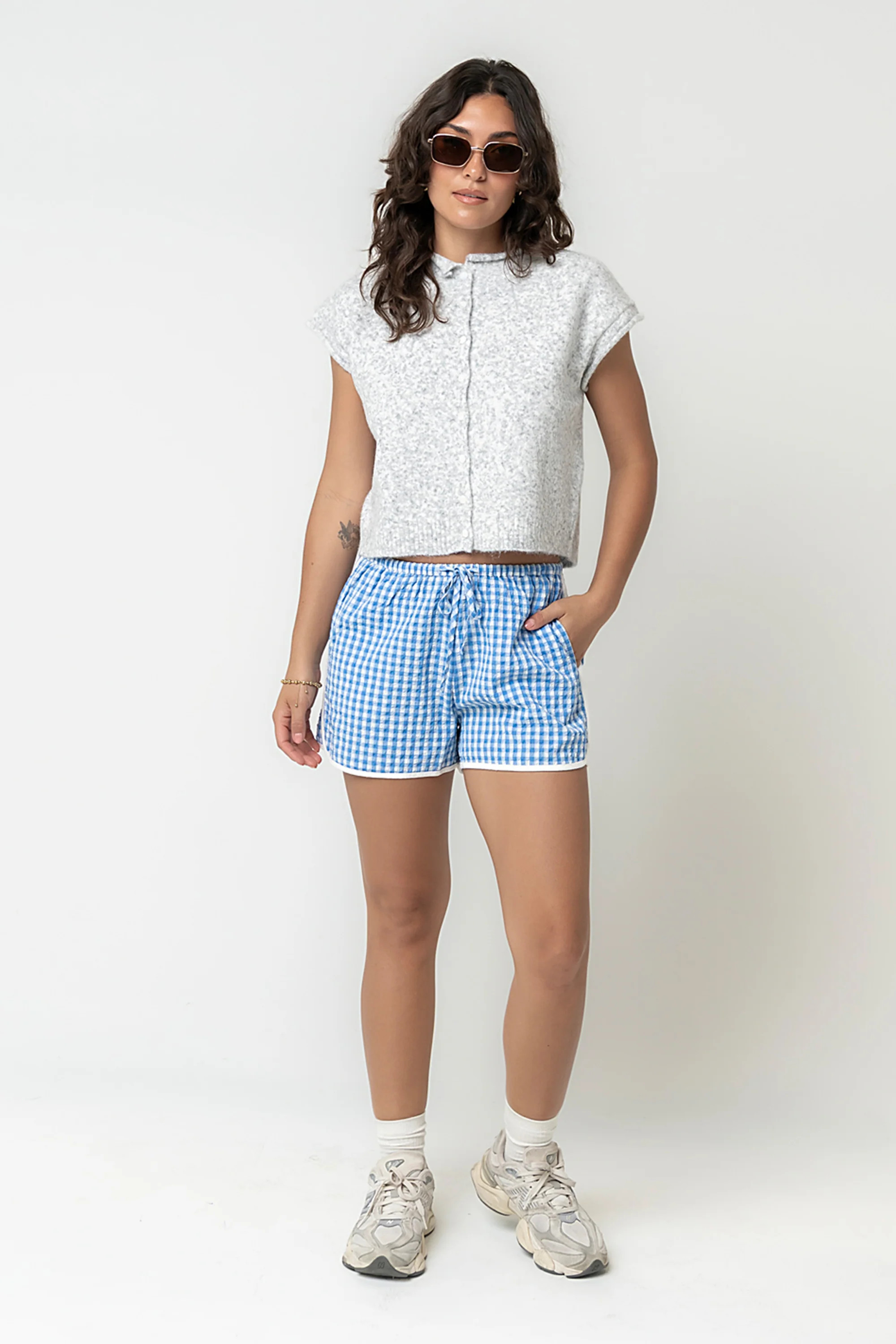 Percey Knit Cardigan in Grey | Böhme US