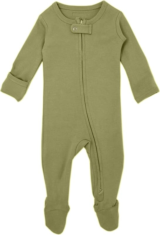 L'ovedbaby Organic Baby Zipper Footie | Amazon (US)