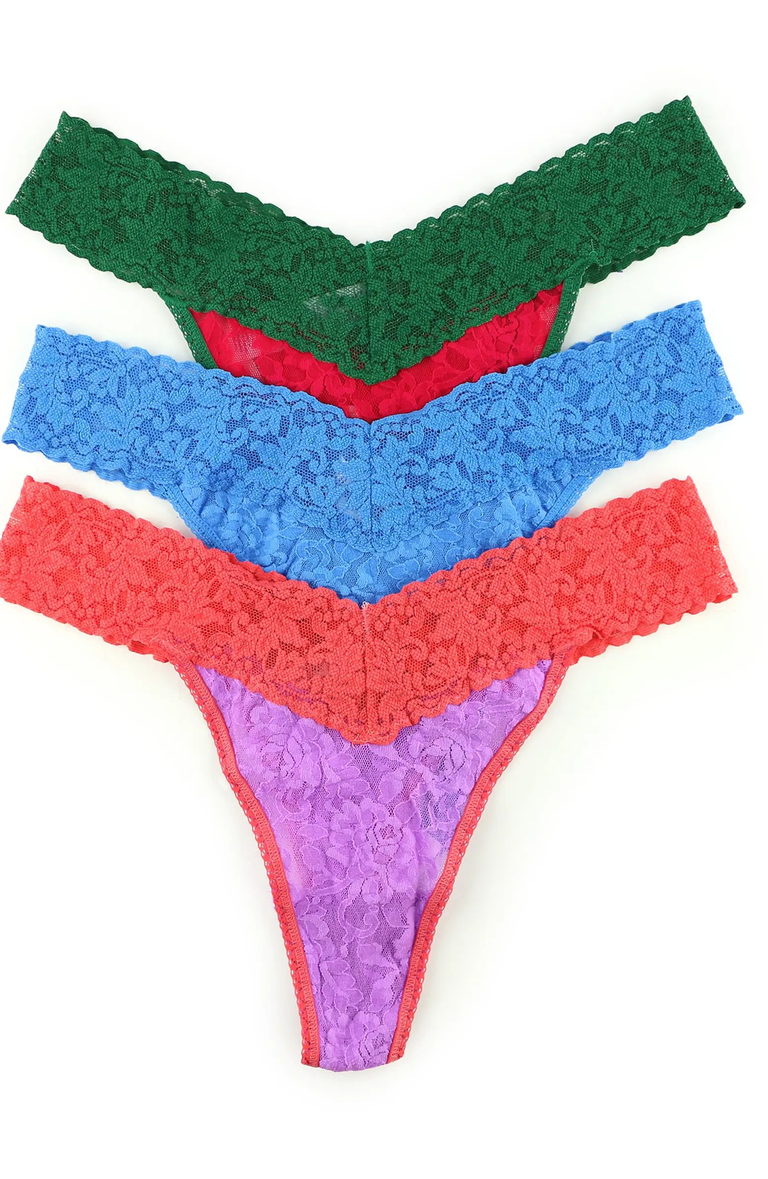 HANKY PANKY Confetti Original Rise Thongs - Pack of 3 | Nordstromrack | Nordstrom Rack