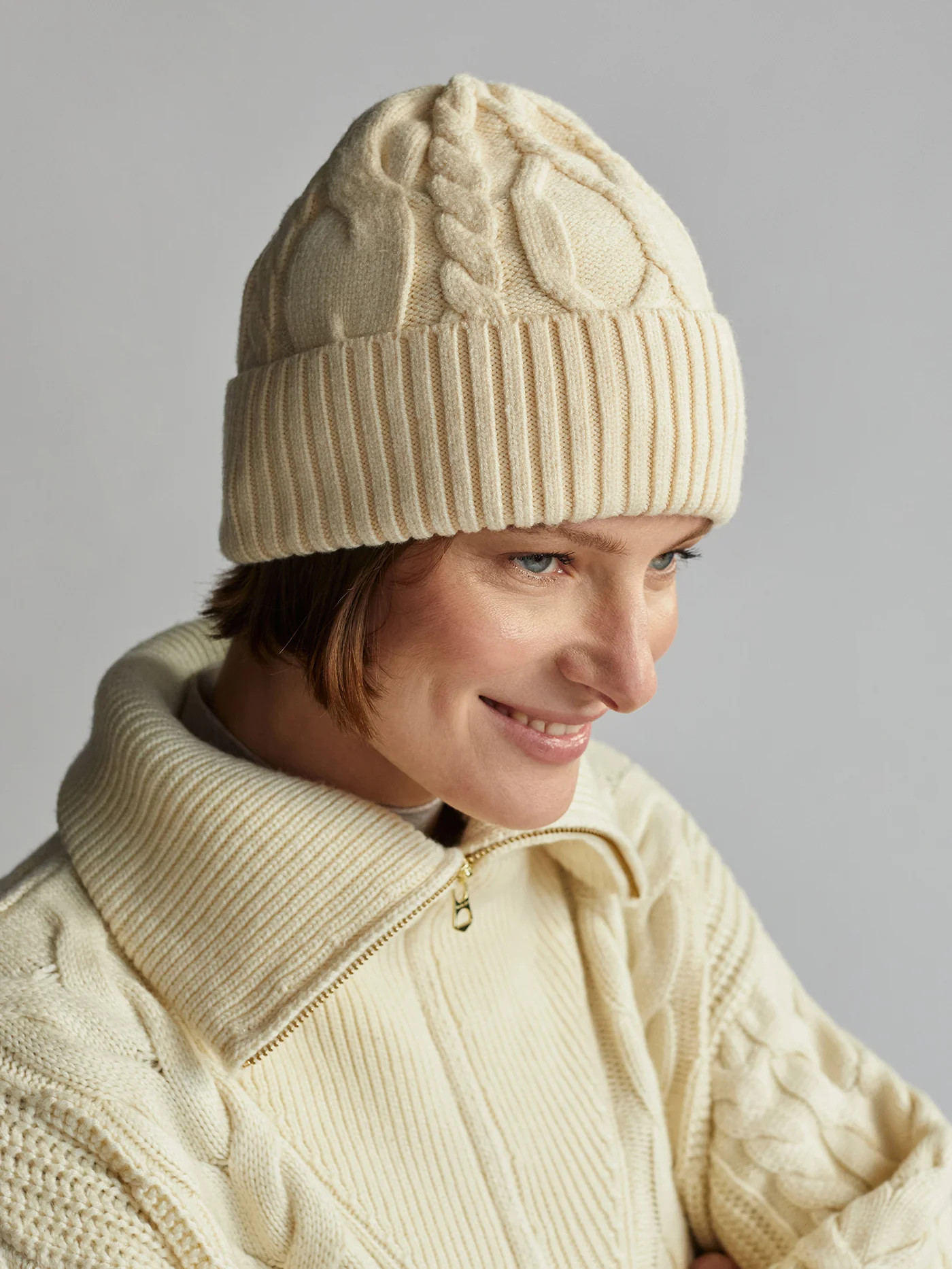 Chamond Cable Beanie | Varley UK