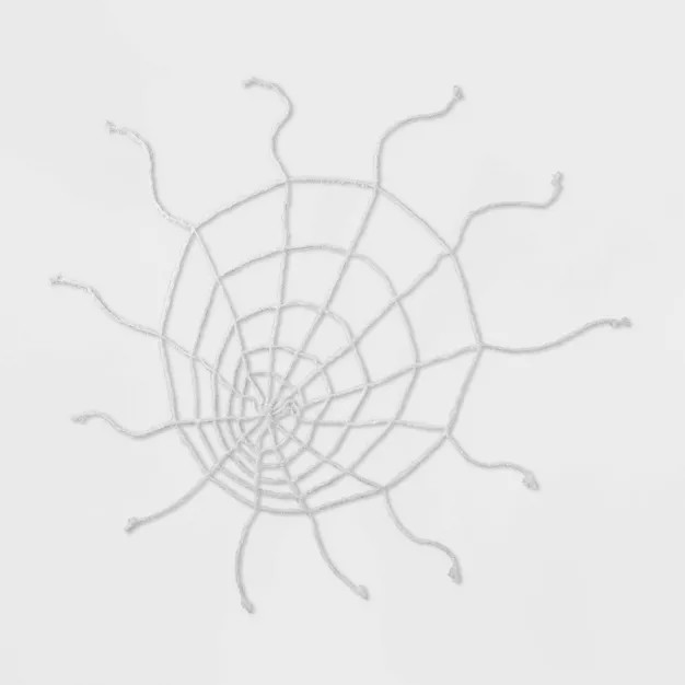 10' Giant Spiderweb White Halloween Decorative Prop - Hyde & EEK! Boutique™ | Target