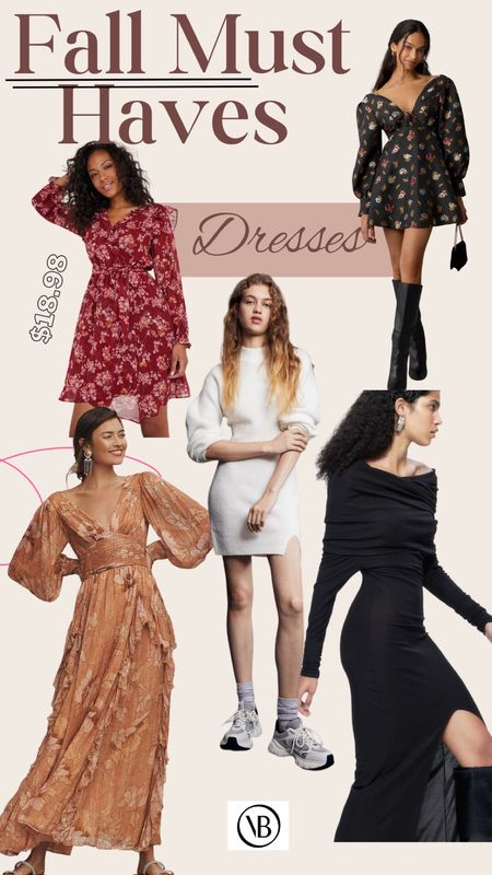 Vane Berlin fall must have dresses. Falling in love with fall fashion. From a sweater dress, cute printed dresses to a chic black dress. 👏🏻 #LTKdresses

#LTKsalealert #LTKSeasonal