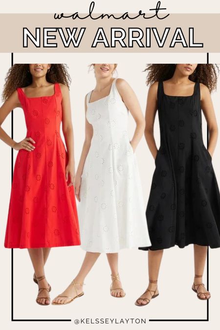 Walmart new arrival, free assembly eyelet midi dress 

#LTKSeasonal #LTKstyletip #LTKfindsunder50