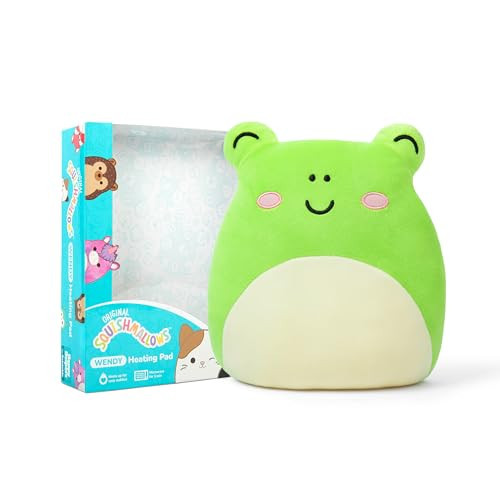 Squishmallows Wendy The Frog by Relatable, Microwavable Plush Heating Pad for Period Cramps, Back to School Comfort Gifts and Student Relaxation Essentials, Cute Stuffed Animal Warmer for All Ages | Amazon (US)