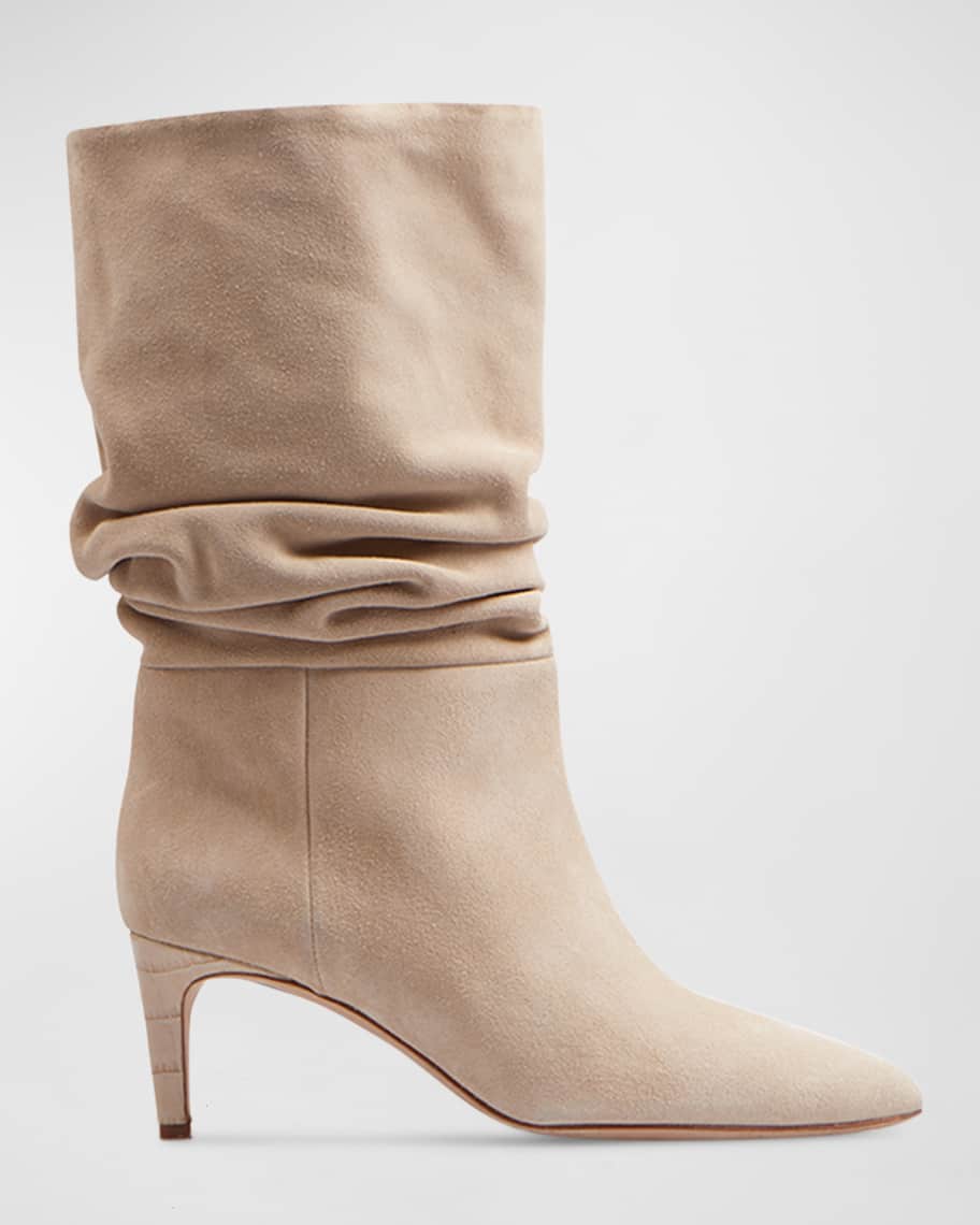 60mm Slouchy Suede Boots | Neiman Marcus