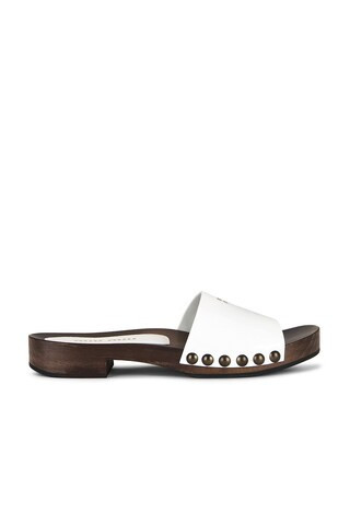 Miu Miu Clog Sandal in White | FWRD 