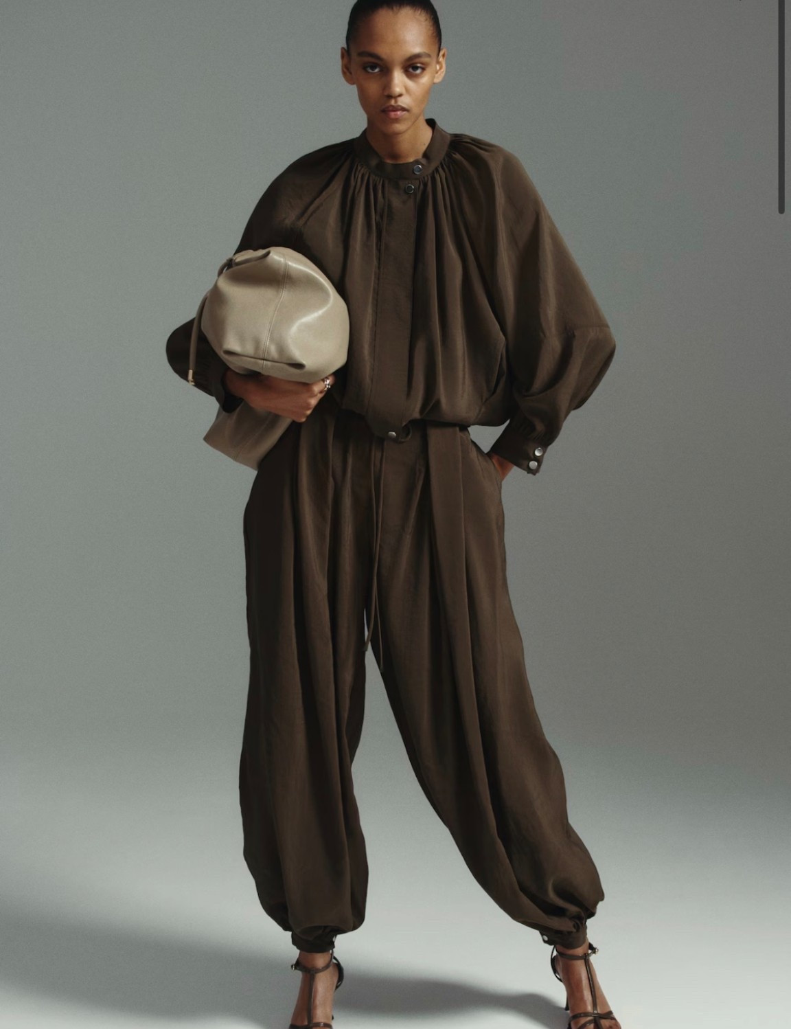 CLASSY PUT TOGETHER AND ELEVATED SET BALLOON-SLEEVED MODAL JACKET AND PANTS 

#LTKPlusSize #LTKSaleAlert #LTKMidsize