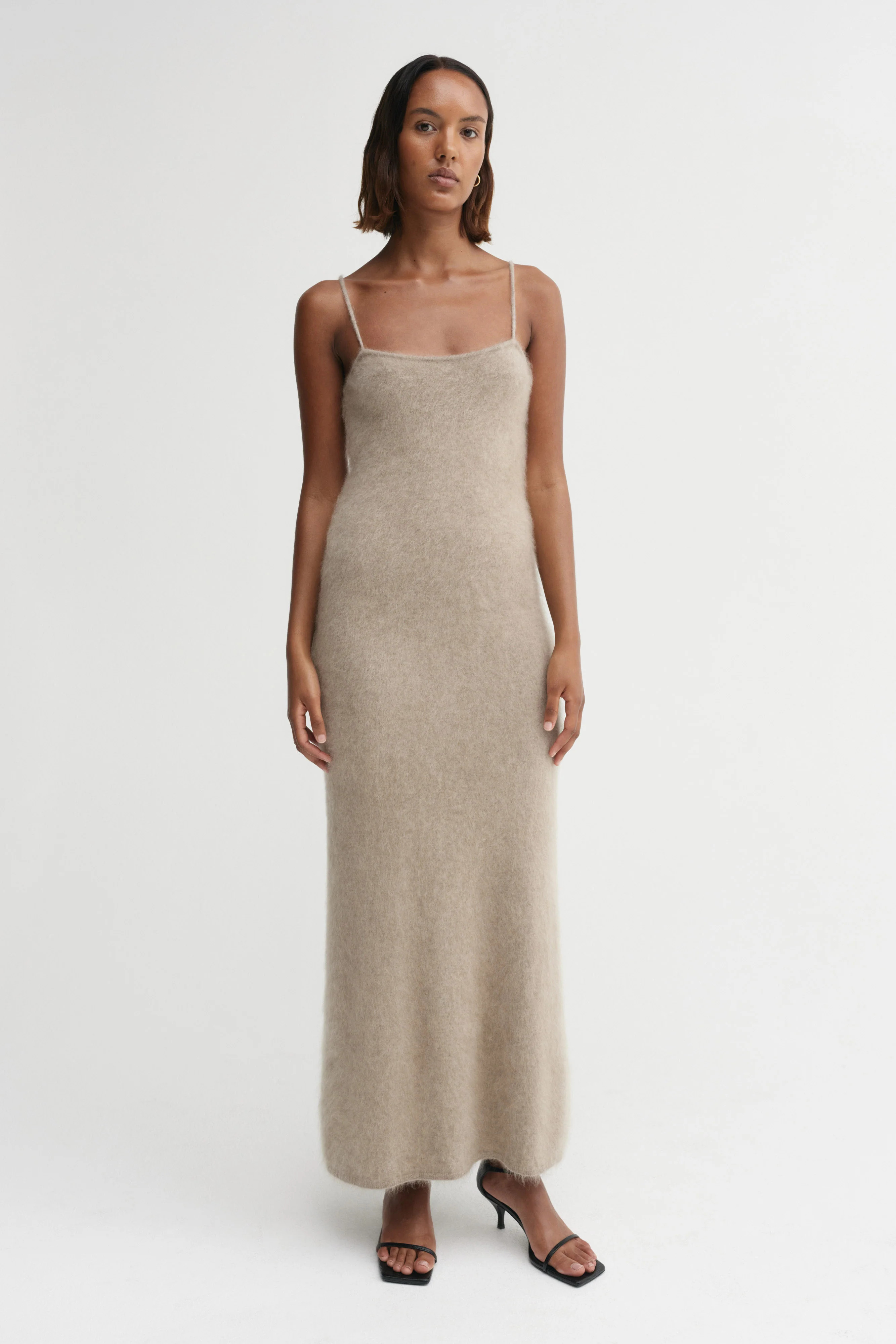 Fiona Dress, nougat | Almada Label