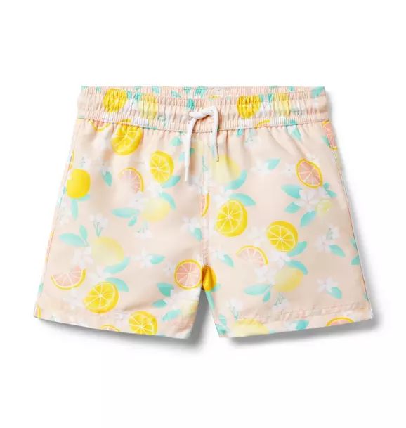 Recycled Citrus Floral Swim Trunk | Janie and Jack