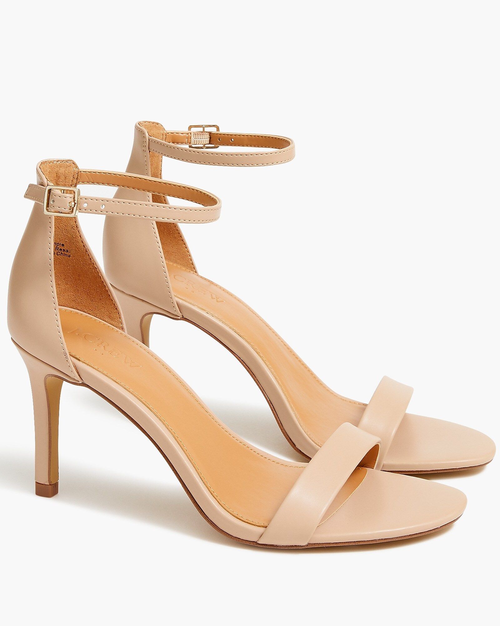 Ankle-strap heeled sandals | J.Crew Factory